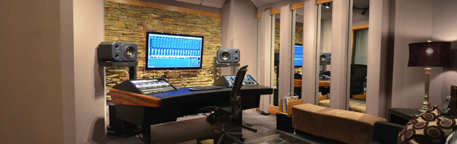 Custom Designed Studio: MontAnna Mix Room