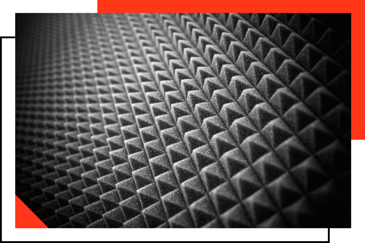 Studio Design Studio 2 image of acoustic foam